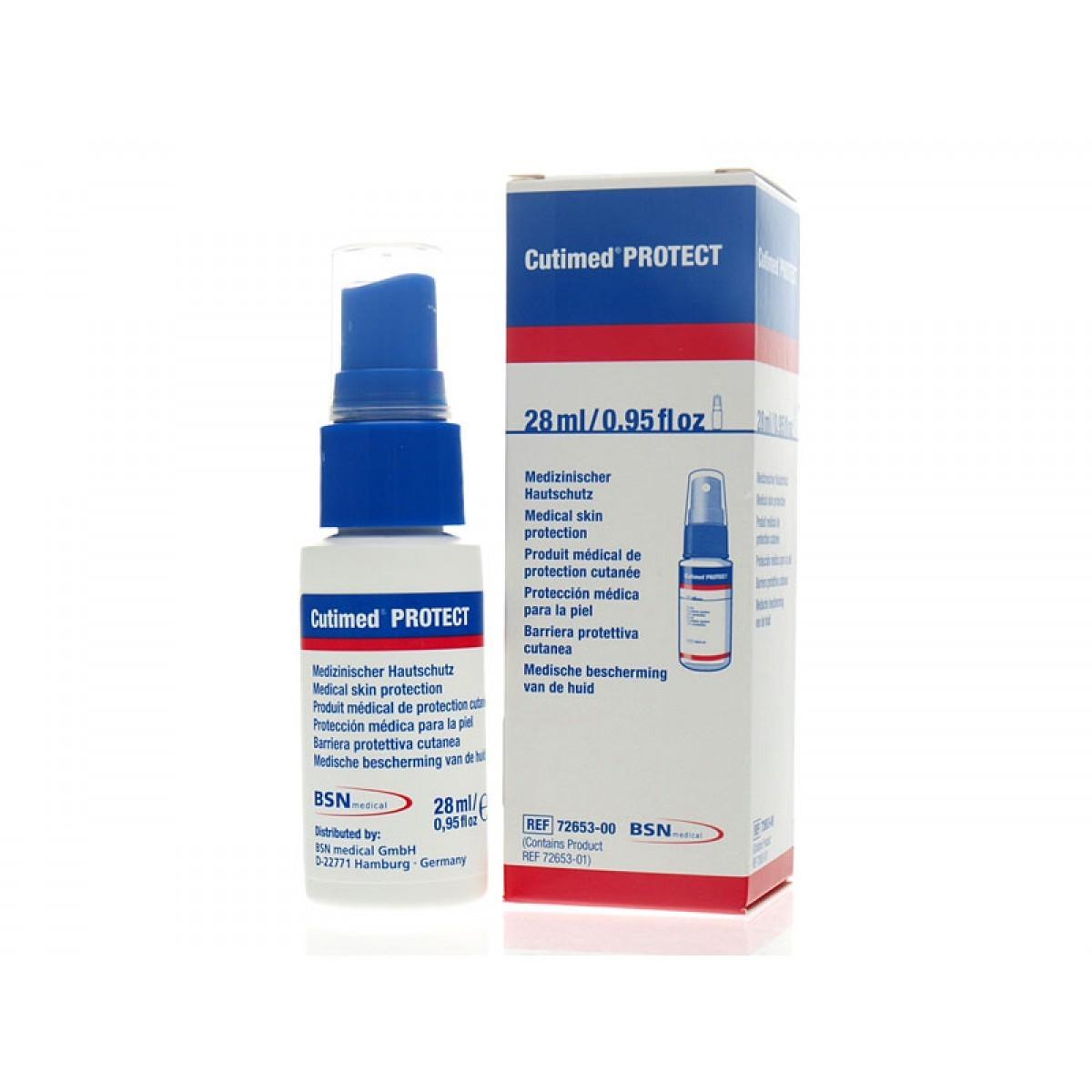 PROTECTOR CUTANEO EN SPRAY SIN ALCOHOL “CUTIMED PROTECT SPRAY” ESSITY / 28ML / CAJA 12 UNIDADES