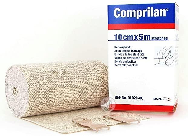 VENDA DE CORTA EXTENSIBILIDAD “COMPRILAN” ESSITY (VENDAJE COMPRESIVO) / 10CM X 5M / UNITARIO