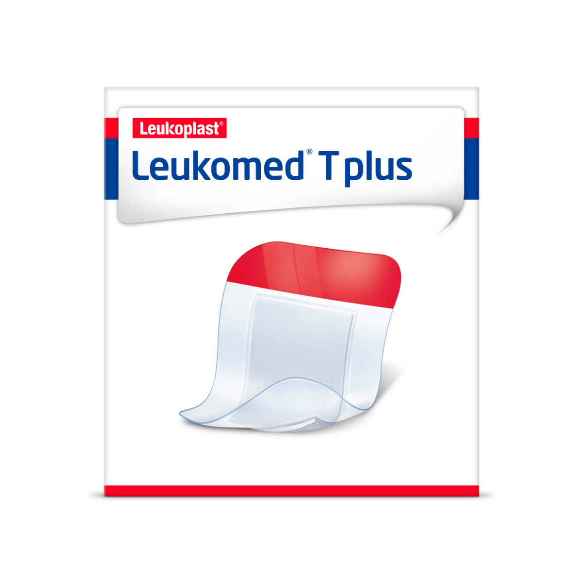 APOSITO TRANSPARENTE ADHESIVO SEMIOCLUSIVO CON PAD ABSORVENTE NO ADHERENTE “LEUKOMED T PLUS” ESSITY / 8 X 15CM / CAJA 50 APOSITOS