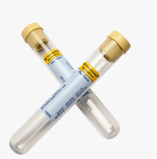 TUBO PARA RECOLECCION Y PRESERVACIÓN DE MUESTRAS DE ORINA SIN PRESERVANTE (UROANALISIS) BECTON DICKINSON / 8 ML / CAJA 100 UNIDADES