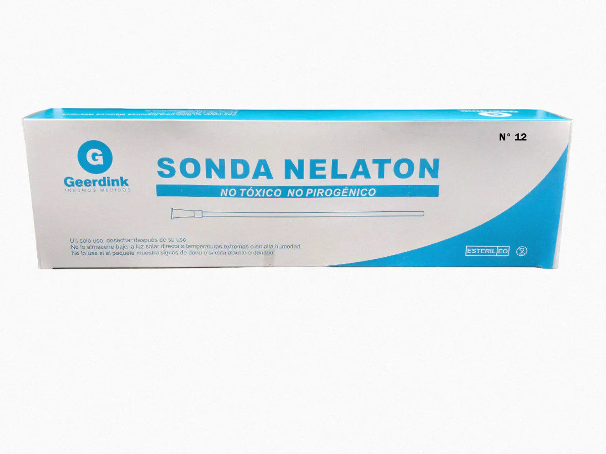 Sonda Nelaton N° 12 Caja x 50 Unidades Geerdink