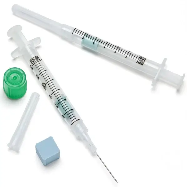Jeringas Becton Dickinson 3ml con Aguja 22G para Gasometría - Caja de 100 Unidades